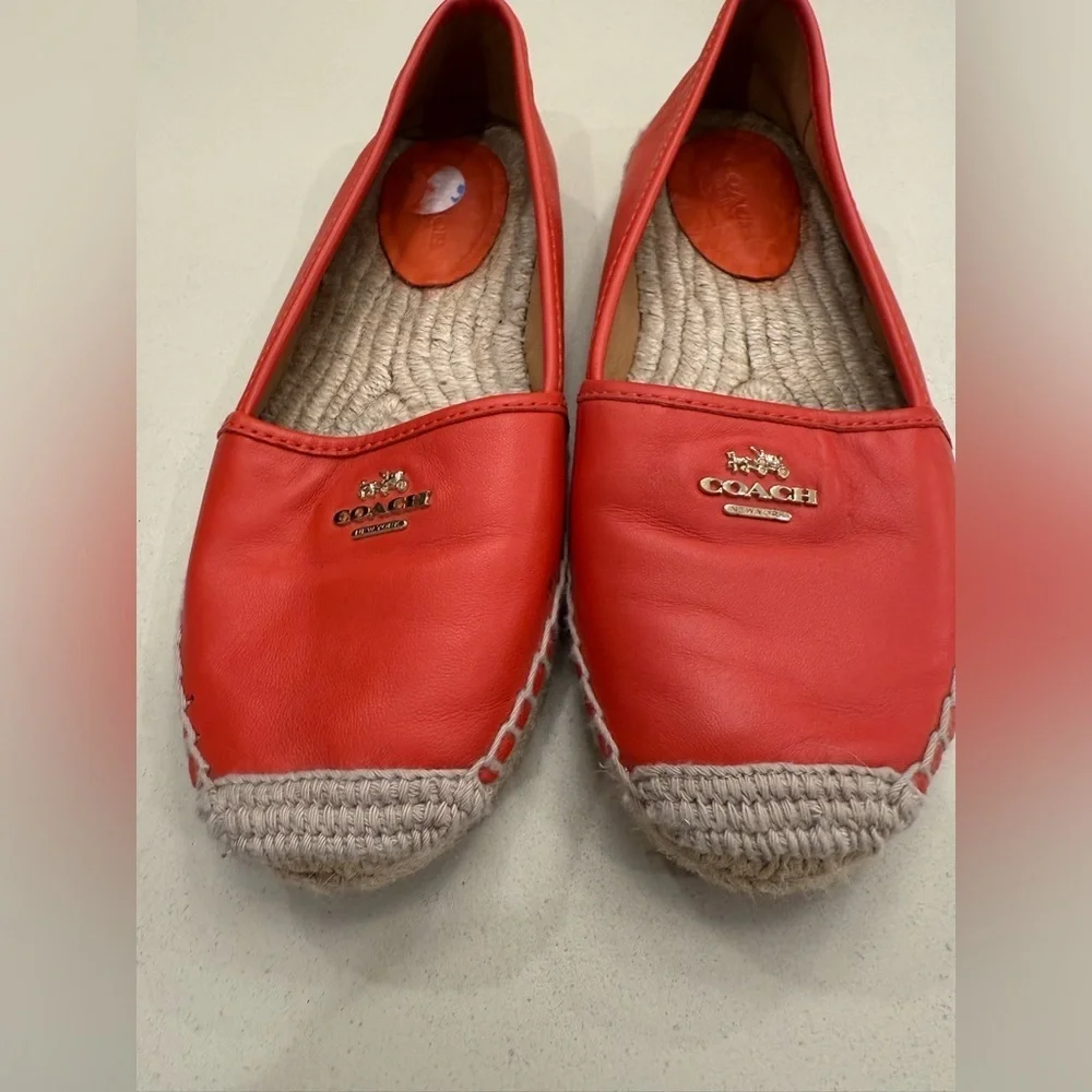 Coach Leather Espadrilles